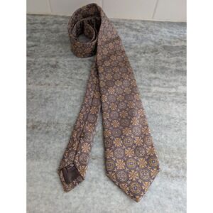 SANTORELLI MEN'S 100% SILK TIE HAND MADE IN ITALY‎
